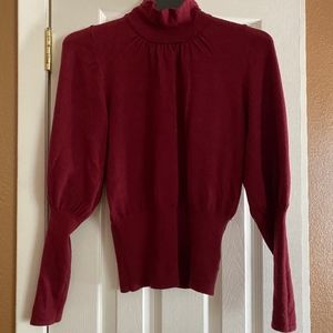 Red long sleeve top